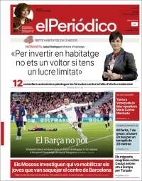 Portada de El Periódico de Catalunya (Spain)