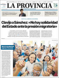 Portada de La Provincia (Spain)