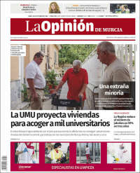 Portada de La Opinión de Murcia (Espa&ntilde;a)