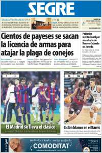 Portada de Segre  (Espa&ntilde;a)