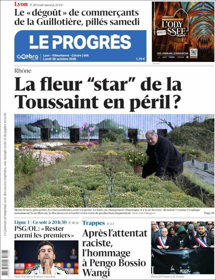 Portada de Progres de Fecamp (Francia)