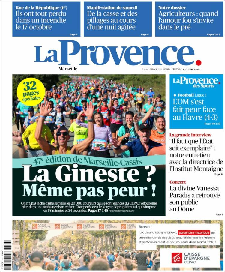 Portada de La Provence (France)