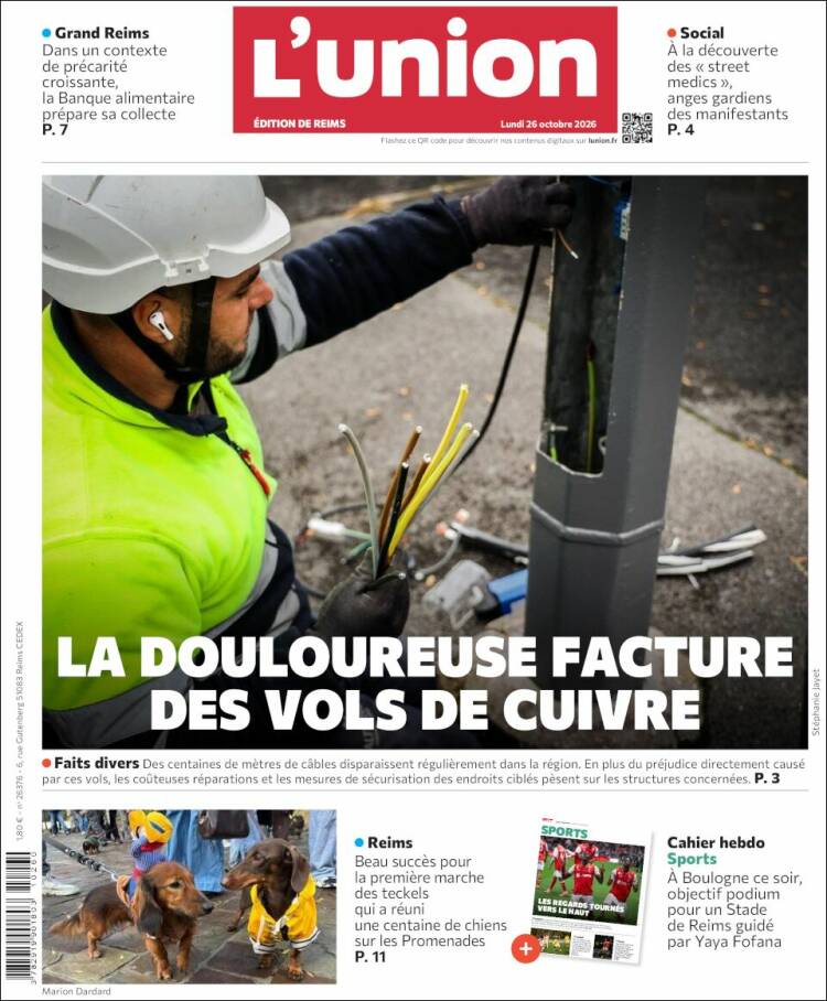 Portada de L'Union (Francia)