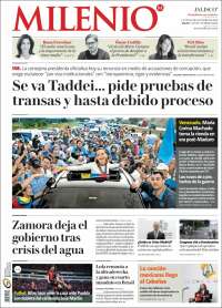Portada de Milenio - Jalisco (M&eacute;xico)