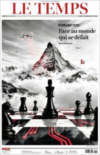 Portada de Le Matin (Switzerland)