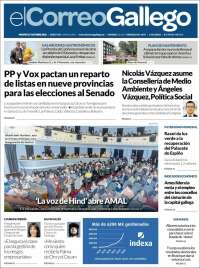 Portada de El Correo Gallego (Spain)