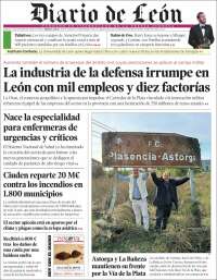 Portada de Diario de León (Spain)