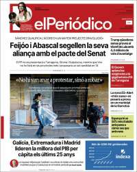 Portada de El Periódico de Catalunya (Spain)