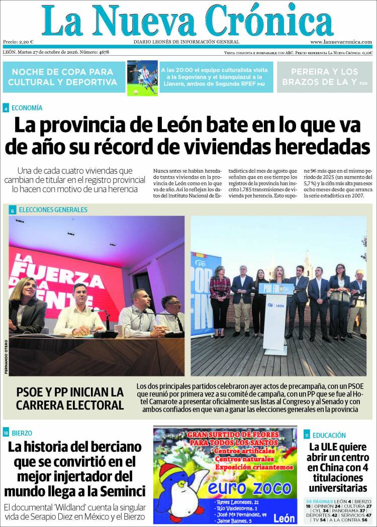 Portada de La Nueva Crónica (Spain)