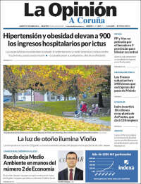 Portada de La Opinión de A Coruña (Spain)