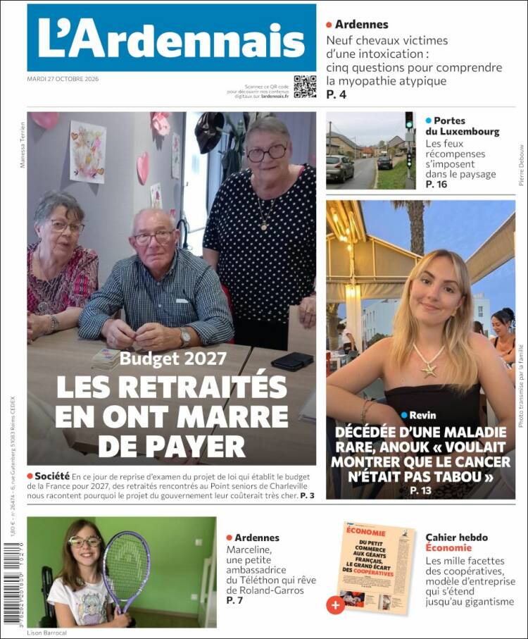 Portada de L'Ardenais (France)