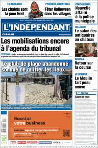 Portada de Le Indépendant (Francia)