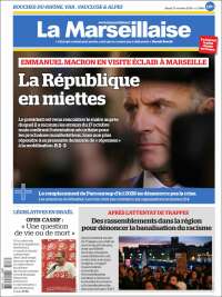 Portada de La Marseillaise (Francia)