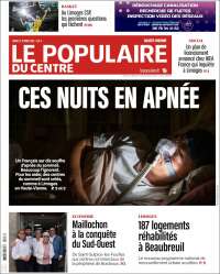 Portada de Le Populaire du Centre (Francia)