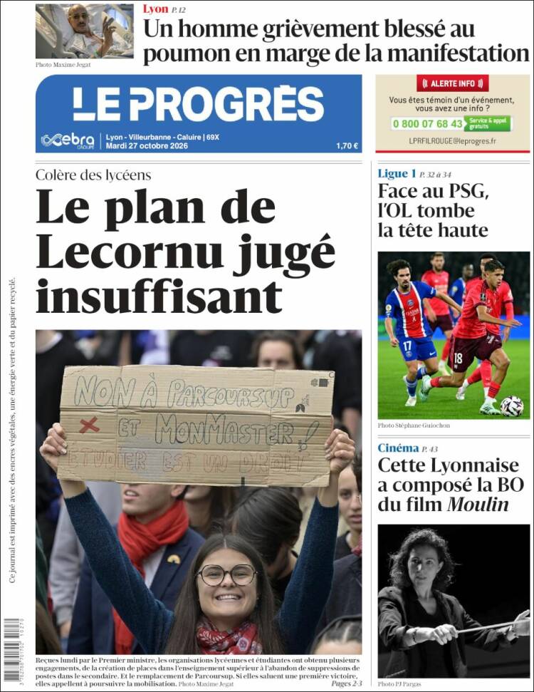Portada de Progres de Fecamp (Francia)