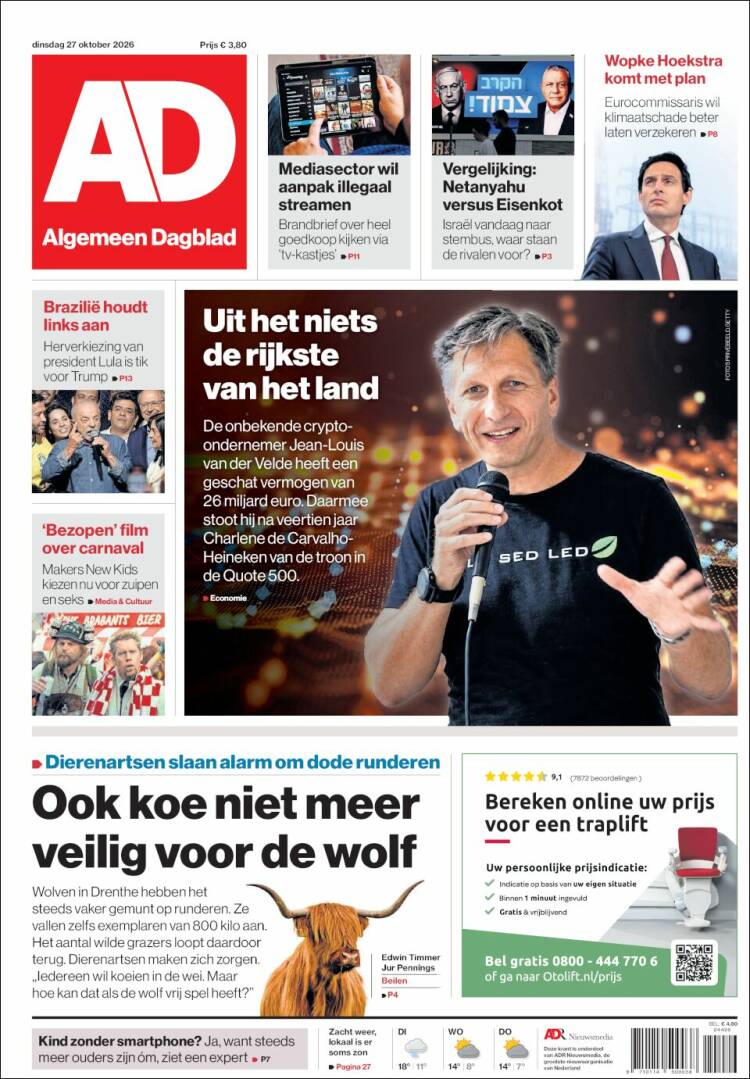 Portada de AD (Netherlands)