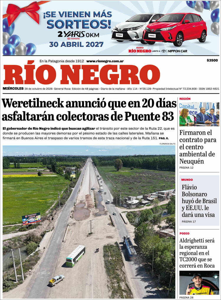Portada de Rio Negro (Argentina)