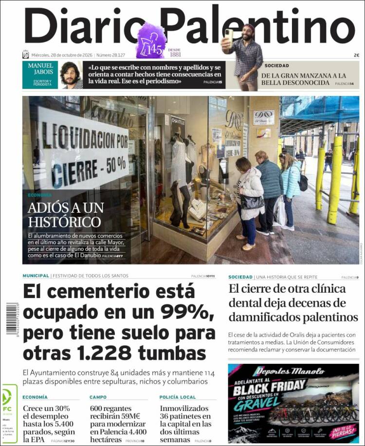 Portada de Diario Palentino (Espa&ntilde;a)