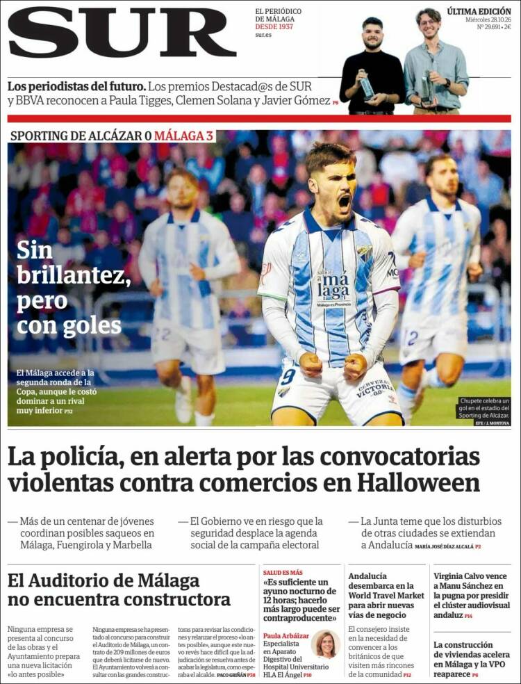 Portada de Diario el Sur (Spain)