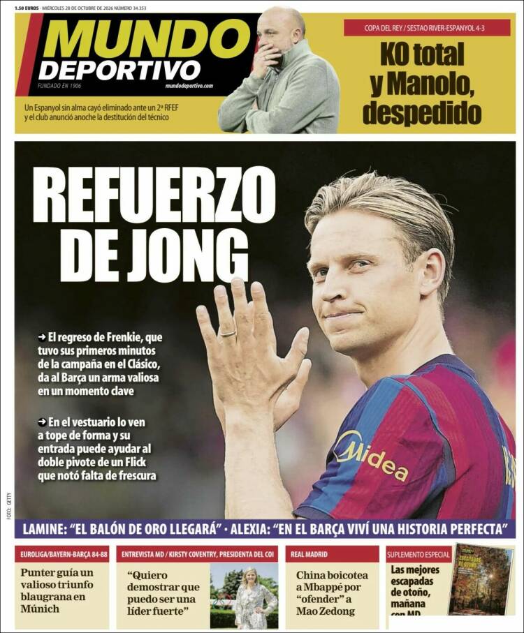 Portada de El Mundo Deportivo (Spain)