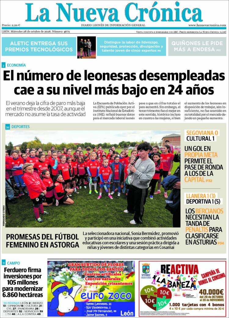 Portada de La Nueva Crónica (Espa&ntilde;a)