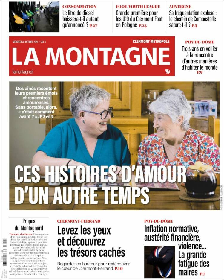 Portada de La Montagne (Francia)