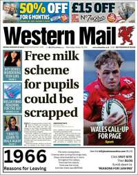 Portada de Western Mail (United Kingdom)