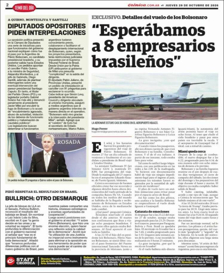 Portada de La Voz del Chaco (Argentina)