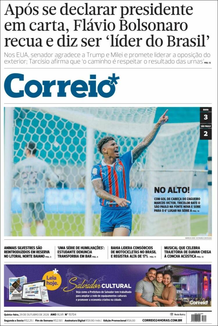 Portada de Correio* (Br&eacute;sil)