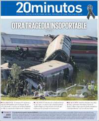 Portada de 20 Minutos - Valencia (Spain)
