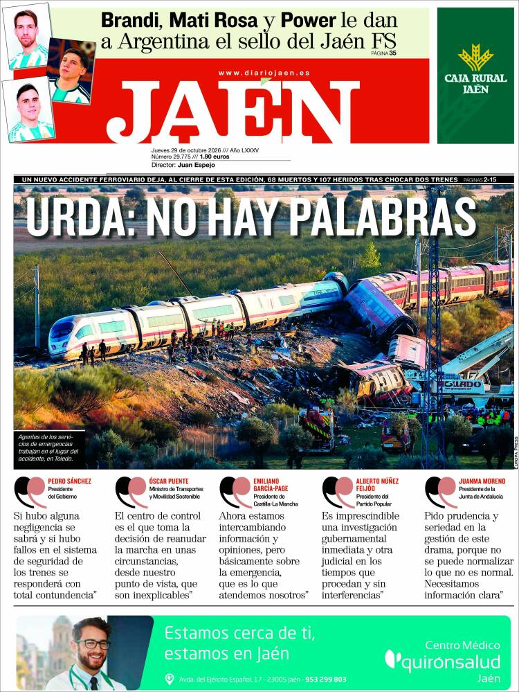 Portada de Diario Jaén (Espa&ntilde;a)