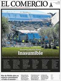 Portada de El Comercio - Gijón (Espa&ntilde;a)