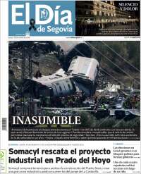 Portada de El Día de Segovia (Espa&ntilde;a)