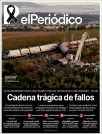 Portada de El Periódico (Espa&ntilde;a)