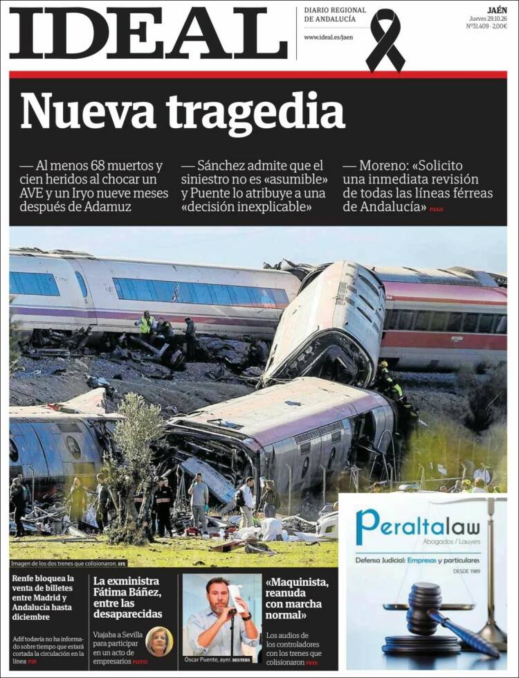 Portada de El Ideal de Jaén (Espa&ntilde;a)