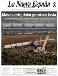 Portada de La Nueva España (Espa&ntilde;a)