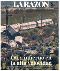 Portada de La Razón (Espa&ntilde;a)