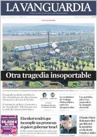 Portada de La Vanguardia (Espa&ntilde;a)