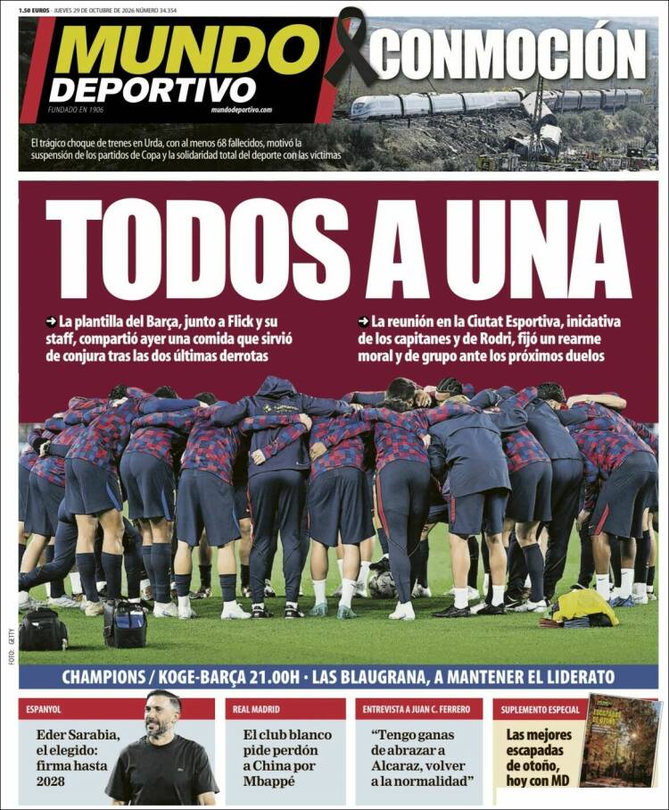 Portada de El Mundo Deportivo (Espa&ntilde;a)
