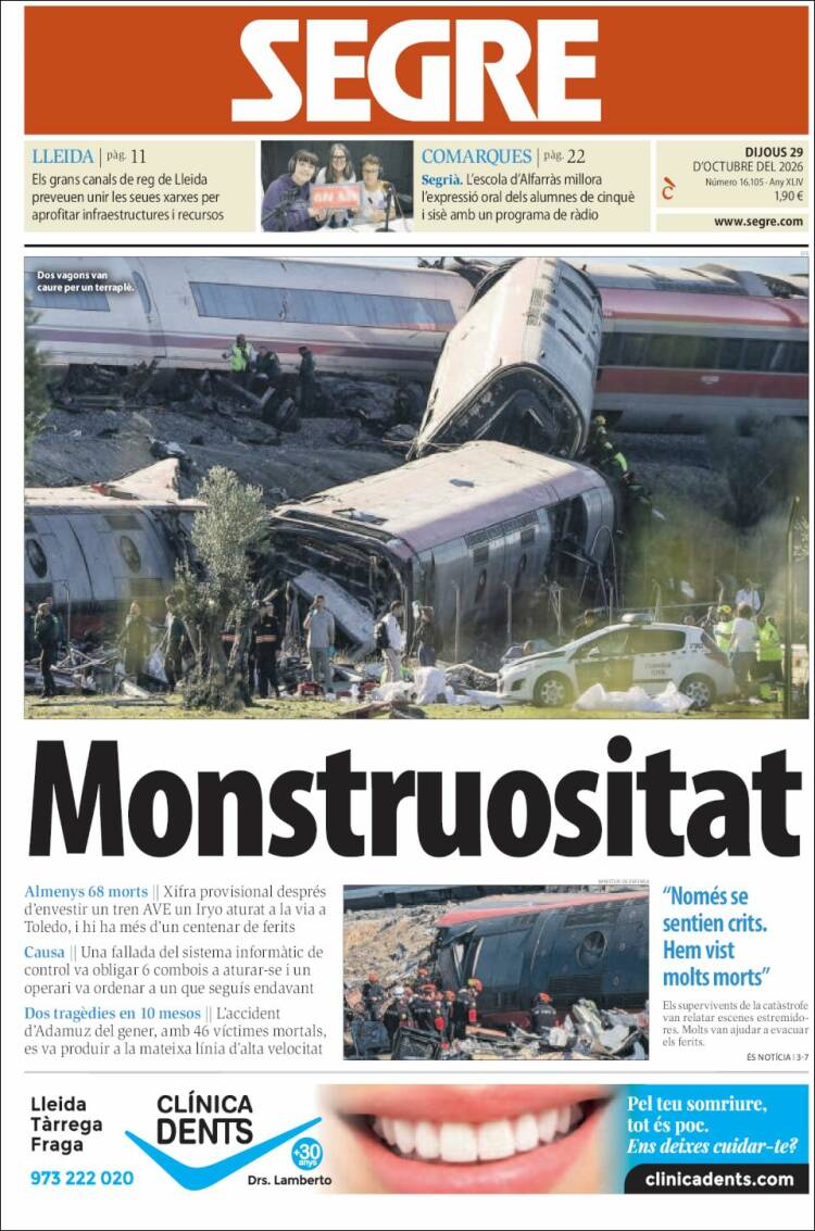 Portada de Segre (Espa&ntilde;a)