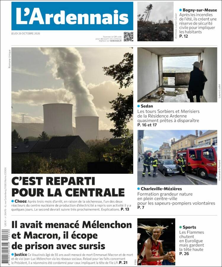 Portada de L'Ardenais (Francia)