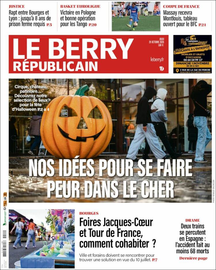 Portada de Berry Republicain (Francia)