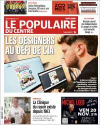 Portada de Le Populaire du Centre (Francia)