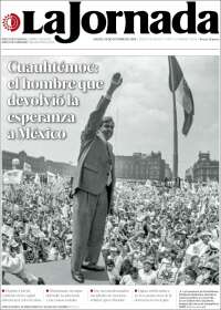 Portada de La Jornada (M&eacute;xico)