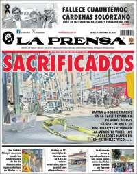 Portada de La Prensa (M&eacute;xico)