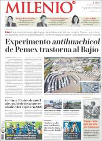 Portada de Milenio de León (M&eacute;xico)