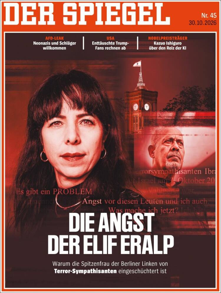 Portada de Der Spiegel (Alemania)