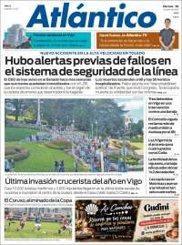 Portada de Atlántico Diario (Espa&ntilde;a)