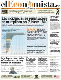 Portada de El Economista (Espa&ntilde;a)