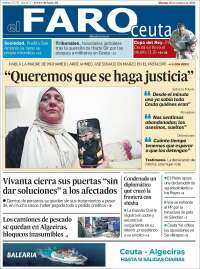 Portada de El Faro de Ceuta (Espa&ntilde;a)